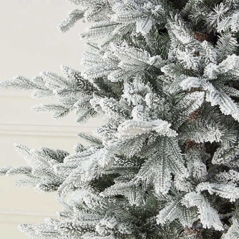 7ft Snowy Concolor Fir Artificial Christmas Tree 6 7ft Snowy Concolor Fir Artificial Christmas Tree - Image 4