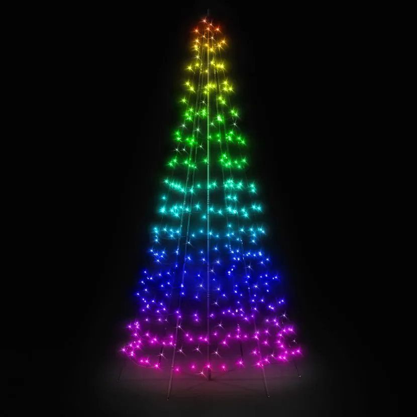 Twinkly 2m 300 Multi Colour & White LED Outdoor Christmas Tree 5 Twinkly 2m 300 Multi Colour & White LED Outdoor Christmas Tree - Image 3