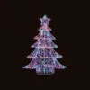 Acrylic 1m Christmas Tree With 120 Rainbow LED Lights 2 Acrylic 1m Christmas Tree With 120 Rainbow LED Lights -Twinkly Shop 1193480