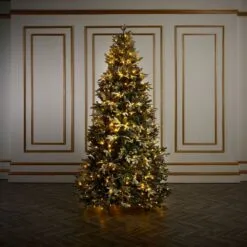 6.5ft Pre-Lit Frosted Scotch Pine Click & Connect Artificial Christmas Tree -Twinkly Shop 280480d3e898237a54f4594427c184bc13abce3b13beeb01586510c95f34350d