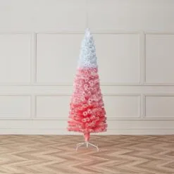 7ft Fibre Optic Eclipse Pink & White Artificial Christmas Tree 15 7ft Fibre Optic Eclipse Pink & White Artificial Christmas Tree -Twinkly Shop 2a3f695af0ae12fa42224caf296eb4a7cc4f1bf90e9eb896860f2a75f84512f5