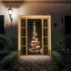 Fairybell 210cm 120 Warm White Twinkle LED Outdoor Door Christmas Tree