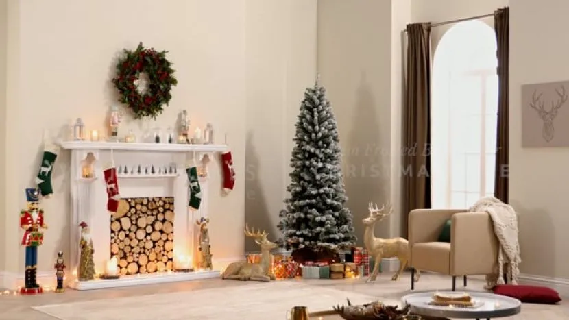 5ft Premium Snowy Grand Fir Artificial Christmas Tree 22 5ft Premium Snowy Grand Fir Artificial Christmas Tree - Image 20