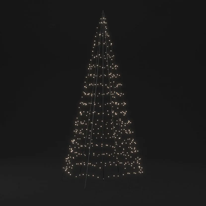 Twinkly 3m 450 Multi Colour & White LED Outdoor Christmas Tree 4 Twinkly 3m 450 Multi Colour & White LED Outdoor Christmas Tree - Image 2