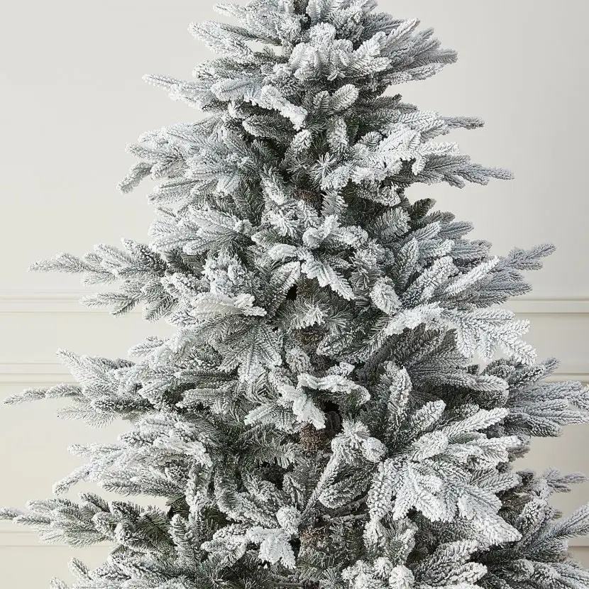 6ft Snowy Concolor Fir Artificial Christmas Tree 5 6ft Snowy Concolor Fir Artificial Christmas Tree - Image 3