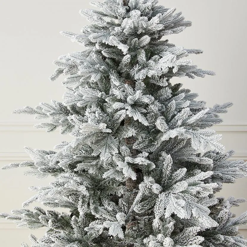 7ft Snowy Concolor Fir Artificial Christmas Tree 5 7ft Snowy Concolor Fir Artificial Christmas Tree - Image 3