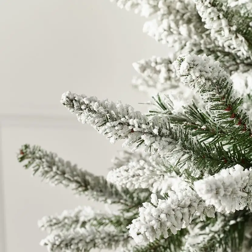 6ft Snowy Lowland Fir Artificial Christmas Tree 6 6ft Snowy Lowland Fir Artificial Christmas Tree - Image 4