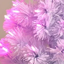 3ft Fibre Optic White & Pink Artificial Christmas Tree -Twinkly Shop 6ad5c0f1a4b4124a8a6a4f51265f626d573ba8f345fe54f1b6a7f957390063b6