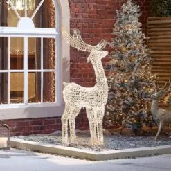 Miracle The 150cm Spun Acrylic Christmas Reindeer