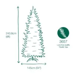 8ft Berkeley Snowy Spruce Life Like Artificial Christmas Tree 9 8ft Berkeley Snowy Spruce Life Like Artificial Christmas Tree -Twinkly Shop 804606887320