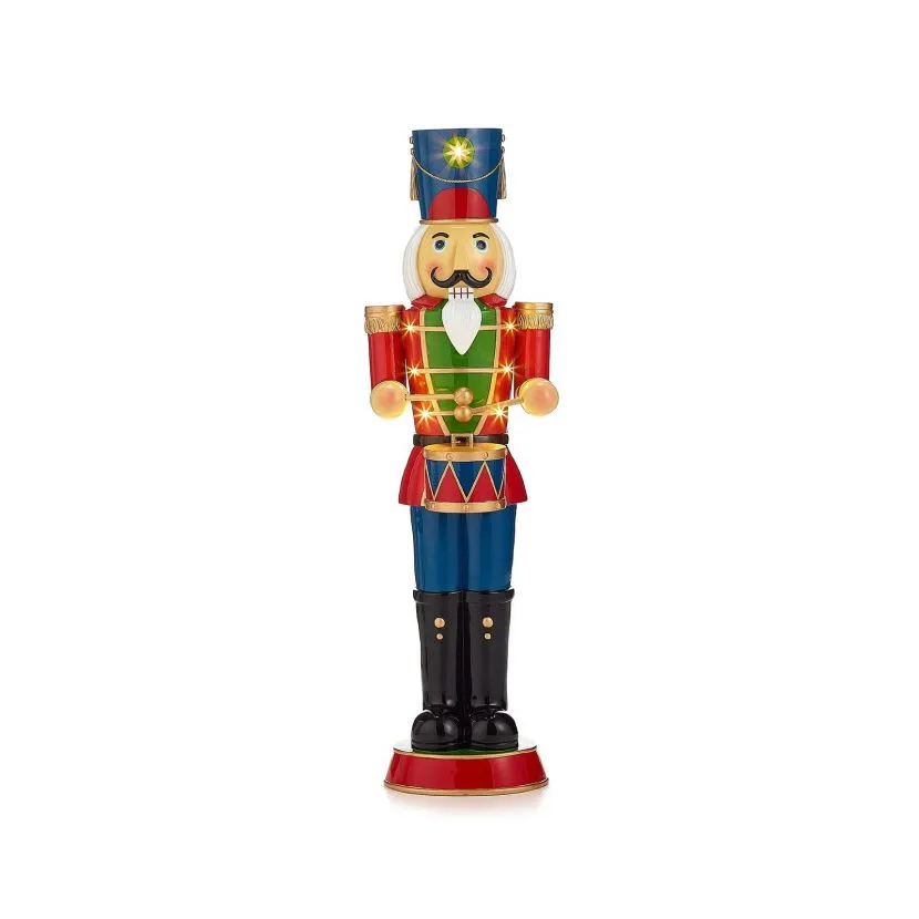 Noel The 3ft Red Christmas Nutcracker With Drum 13 Noel The 3ft Red Christmas Nutcracker With Drum - Image 12