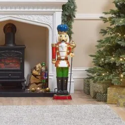 Noel The 3ft Red Christmas Nutcracker With Staff 26 Noel The 3ft Red Christmas Nutcracker With Staff -Twinkly Shop 8f02bf9b692f3a279893b2a5ee6ff3e2e290607718dc39f84d1ddcf9cfe5b638