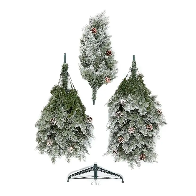 8ft Slim Snowy Grand Fir Artificial Christmas Tree 7 8ft Slim Snowy Grand Fir Artificial Christmas Tree - Image 5