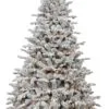 6ft Pre-lit Balmoral Spruce Snowy / Flocked Life Like Artificial Christmas Tree With Warm White LED's 2 6ft Pre-lit Balmoral Spruce Snowy / Flocked Life Like Artificial Christmas Tree With Warm White LED's -Twinkly Shop BMSF 75 prelit balmoral