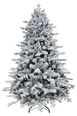 7ft Balmoral Spruce Snowy / Flocked Life Like Artificial Christmas Tree