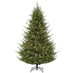 7.5ft Pre-lit Barrington Spruce Life Like Artificial Christmas Tree - Dual Colour
