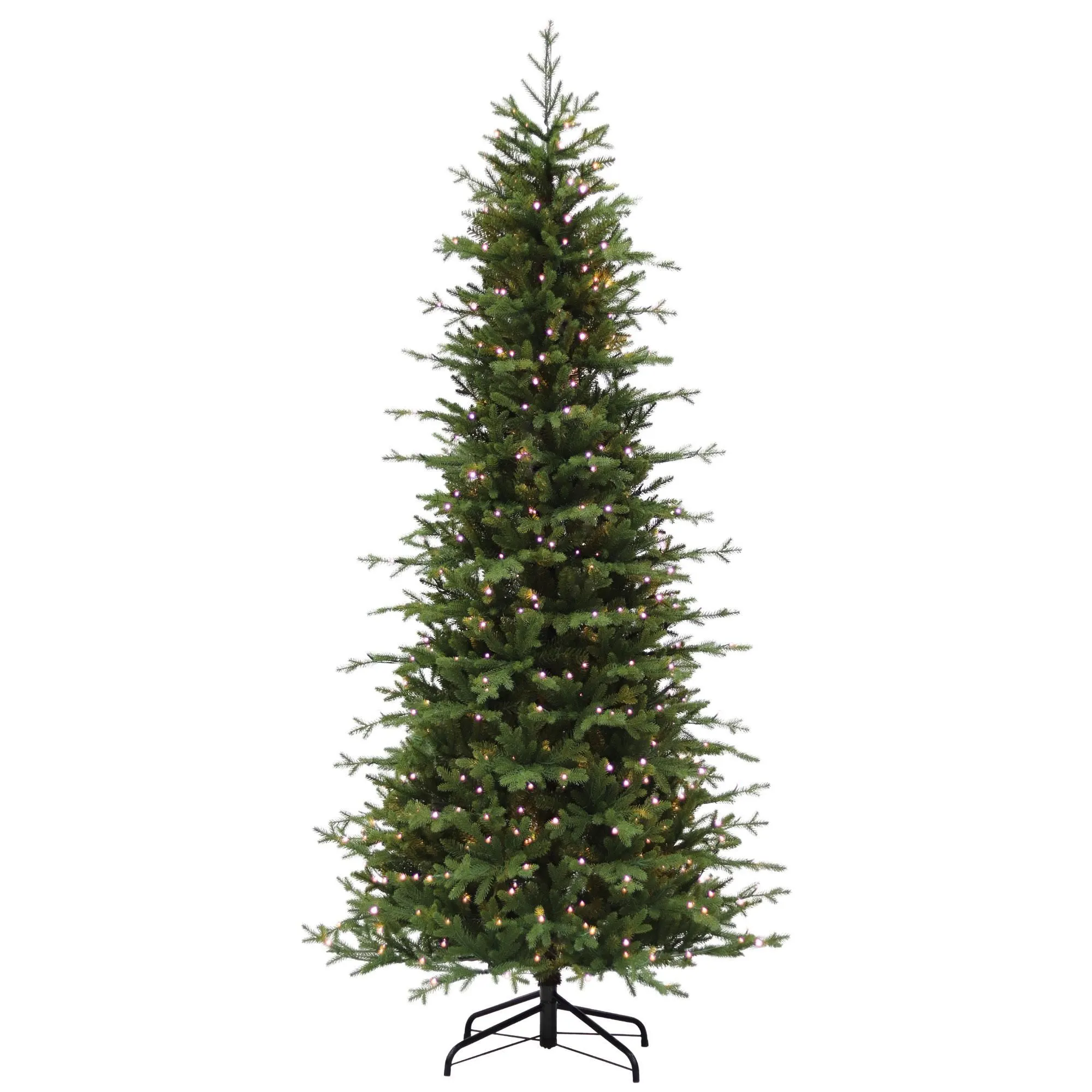 7.5ft Pre-lit Barrington Spruce Slim Life Like Artificial Christmas Tree 3 7.5ft Pre-lit Barrington Spruce Slim Life Like Artificial Christmas Tree