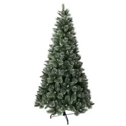 7.5ft Crystal Bristle Green Pine Artificial Christmas Tree