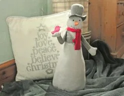 Dora Designs Christmas Snowman Doorstop