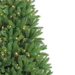 7ft Pre-lit Evergreen Spruce Green Artificial Christmas Tree -Twinkly Shop ESG2 75F5LW45 crop