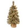 3ft Pre-lit Battery Operated Glittery Bristle Pine Burlap Artificial Christmas Tree 1 3ft Pre-lit Battery Operated Glittery Bristle Pine Burlap Artificial Christmas Tree -Twinkly Shop GB3 392 30 B1 2