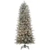 7.5ft Pre-lit Northern Snowy Fir Slim Life Like Artificial Christmas Tree 1 7.5ft Pre-lit Northern Snowy Fir Slim Life Like Artificial Christmas Tree -Twinkly Shop NNFSL 75 0