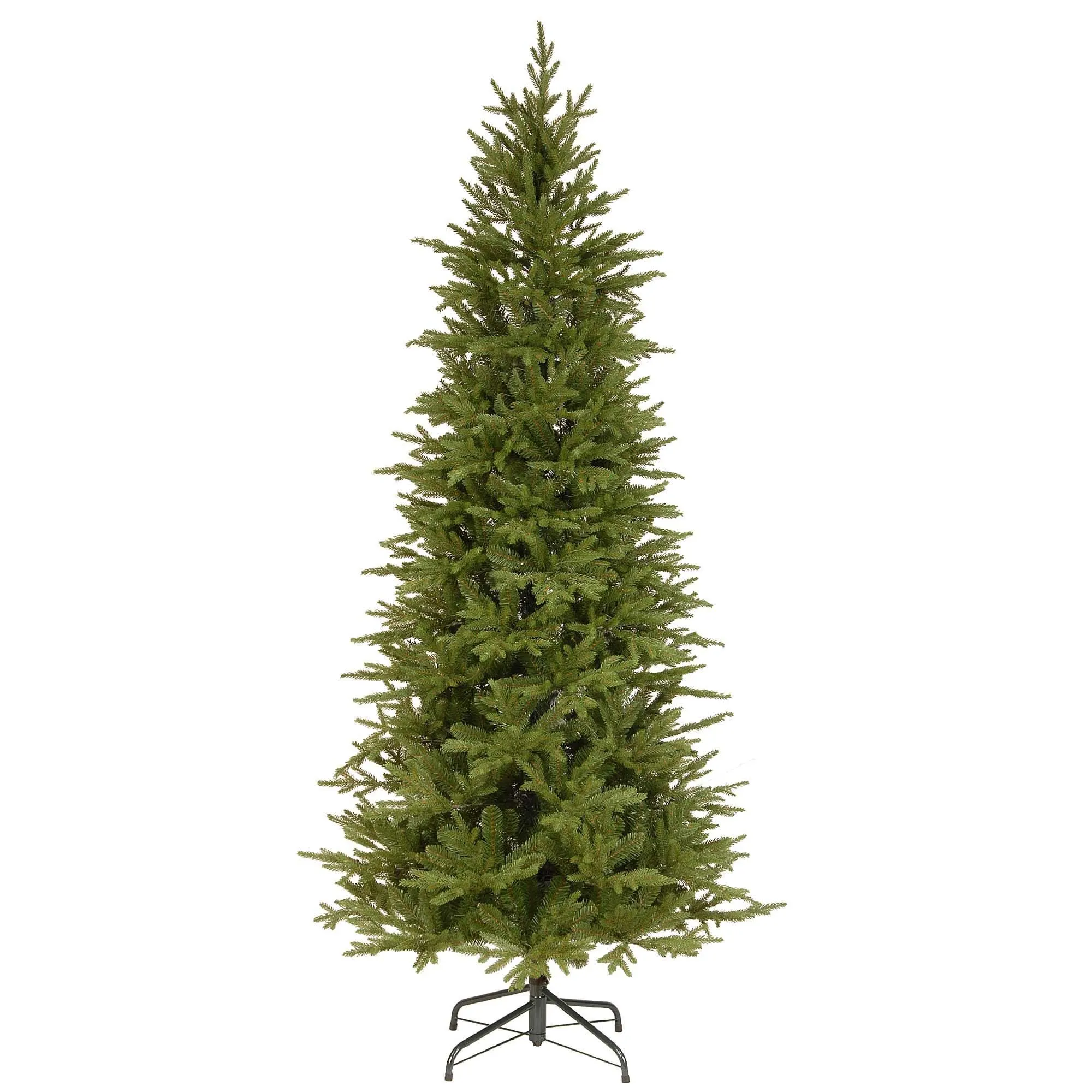 6.5ft Pre-lit Bedminster Spruce Slim Feel-Real Artificial Christmas Tree 3 6.5ft Pre-lit Bedminster Spruce Slim Feel-Real Artificial Christmas Tree