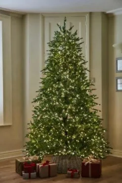 7ft Pre-lit Bedminster Spruce Feel-Real Artificial Christmas Tree With 700 Warm Lights 8 7ft Pre-lit Bedminster Spruce Feel-Real Artificial Christmas Tree With 700 Warm Lights -Twinkly Shop PEBI2 DYB95 75 bedminster life 0