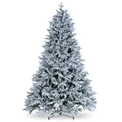 7.5ft Snowy Hamilton Spruce Feel-Real Artificial Christmas Tree