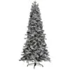 6.5ft Yukon Snowy Pine Slim Life Like Artificial Christmas Tree 2 6.5ft Yukon Snowy Pine Slim Life Like Artificial Christmas Tree -Twinkly Shop YKRF1SL 1