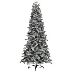 6.5ft Yukon Snowy Pine Slim Life Like Artificial Christmas Tree