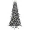 7.5ft Yukon Snowy Pine Slim Life Like Artificial Christmas Tree 2 7.5ft Yukon Snowy Pine Slim Life Like Artificial Christmas Tree -Twinkly Shop YKRF1SL 2