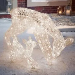 The Roscoe Mother & Baby - 70cm Soft Acrylic Christmas Reindeer 24 The Roscoe Mother & Baby - 70cm Soft Acrylic Christmas Reindeer -Twinkly Shop a07cebe055ef1da582337183359696e5247519ea6c3d235d0c96eb716618dcc3