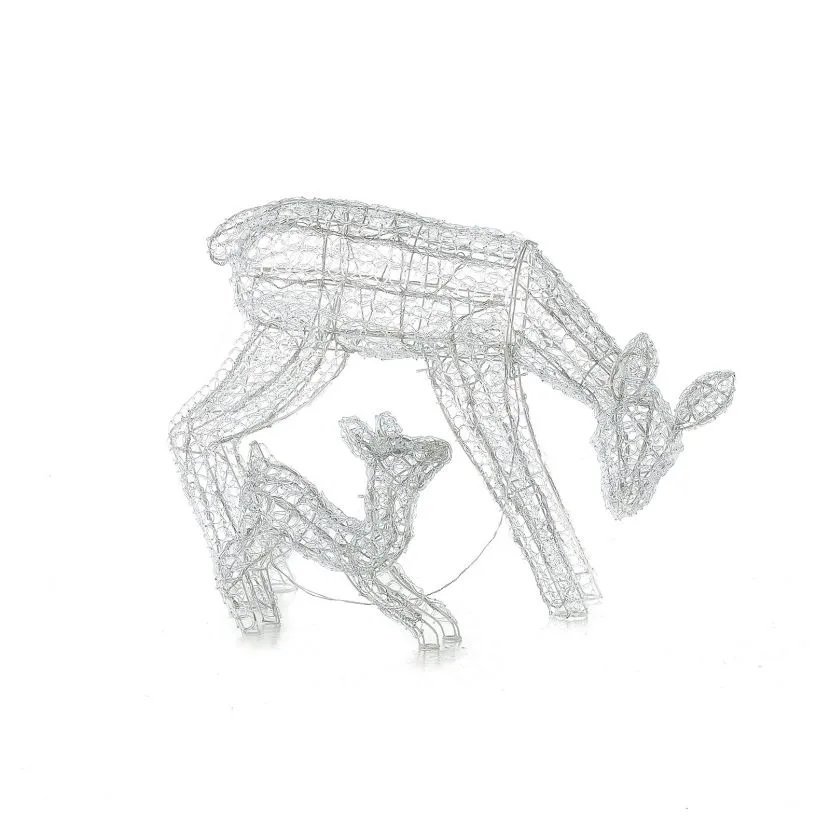 The Roscoe Mother & Baby - 70cm Soft Acrylic Christmas Reindeer 10 The Roscoe Mother & Baby - 70cm Soft Acrylic Christmas Reindeer - Image 8