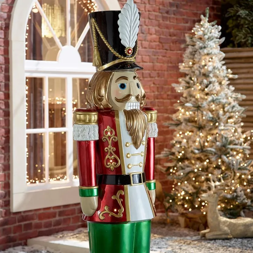 Klaus The 5.5ft LED Christmas Nutcracker 10 Klaus The 5.5ft LED Christmas Nutcracker - Image 8