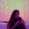 Twinkly 210 White & Colour Changing LED Smart App Controlled Christmas Curtain Lights (1m X 2.1m Lit Length)