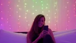 Twinkly 210 White & Colour Changing LED Smart App Controlled Christmas Curtain Lights (1m X 2.1m Lit Length)