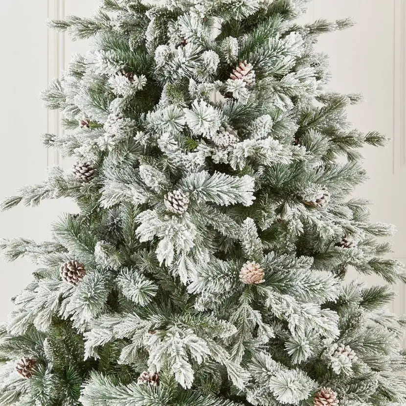 7ft Premium Snowy Grand Fir Artificial Christmas Tree 5 7ft Premium Snowy Grand Fir Artificial Christmas Tree - Image 3
