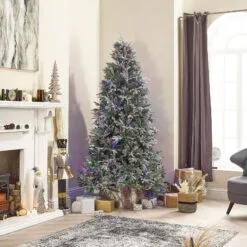 6.5ft Pre-Lit Frosted Scotch Pine Click & Connect Artificial Christmas Tree -Twinkly Shop cd666bc4dc72b02eb77a4ab7d8b1f415dfcea4fb8d2bb8d6c4dc5af836f8fa5d