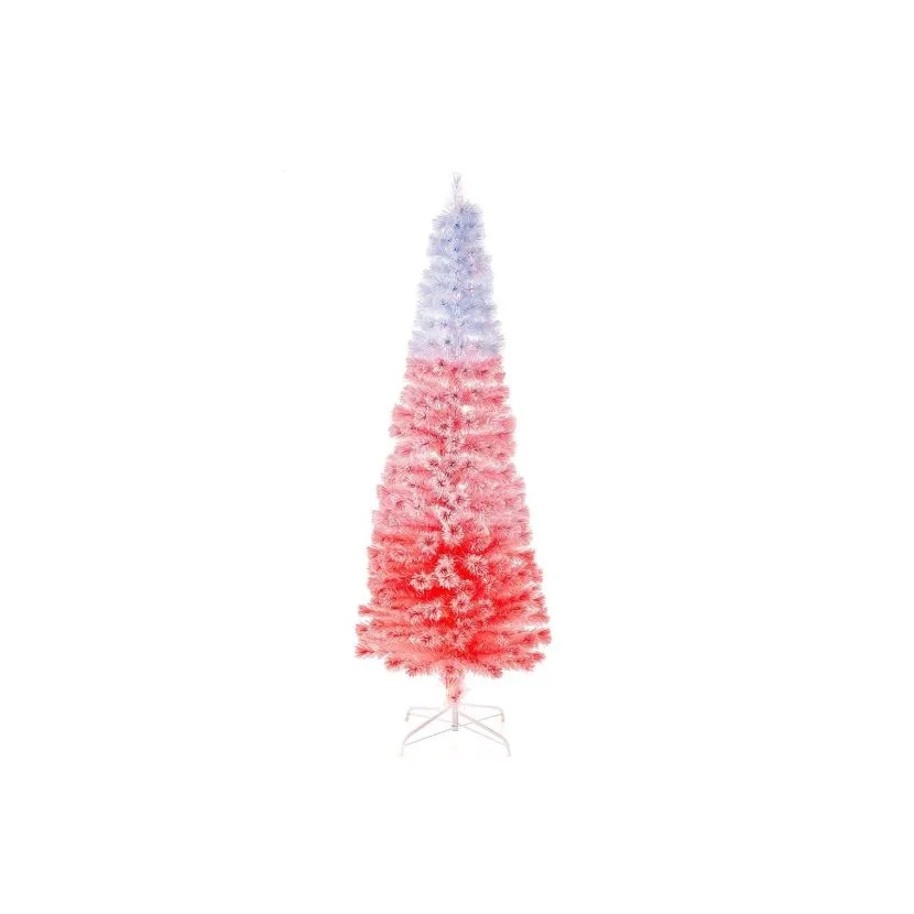 7ft Fibre Optic Eclipse Pink & White Artificial Christmas Tree 11 7ft Fibre Optic Eclipse Pink & White Artificial Christmas Tree - Image 9