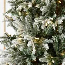 6.5ft Pre-Lit Frosted Scotch Pine Click & Connect Artificial Christmas Tree -Twinkly Shop d5a8f542436031fb332063c796b5034494345f6a2b4f9116256331b24d804f45