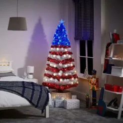 4ft Fibre Optic Stars & Stripes Artificial Christmas Tree -Twinkly Shop d95f944140b67fc8b8c06b699d1903f22efab61f0377d097d6612f43569f2350 2