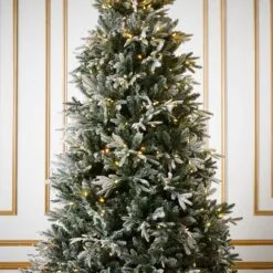 6.5ft Pre-Lit Frosted Scotch Pine Click & Connect Artificial Christmas Tree -Twinkly Shop dc617baa46e6152cd57267b566c6451949f70ed61edb6a5e45a06ed1885af673
