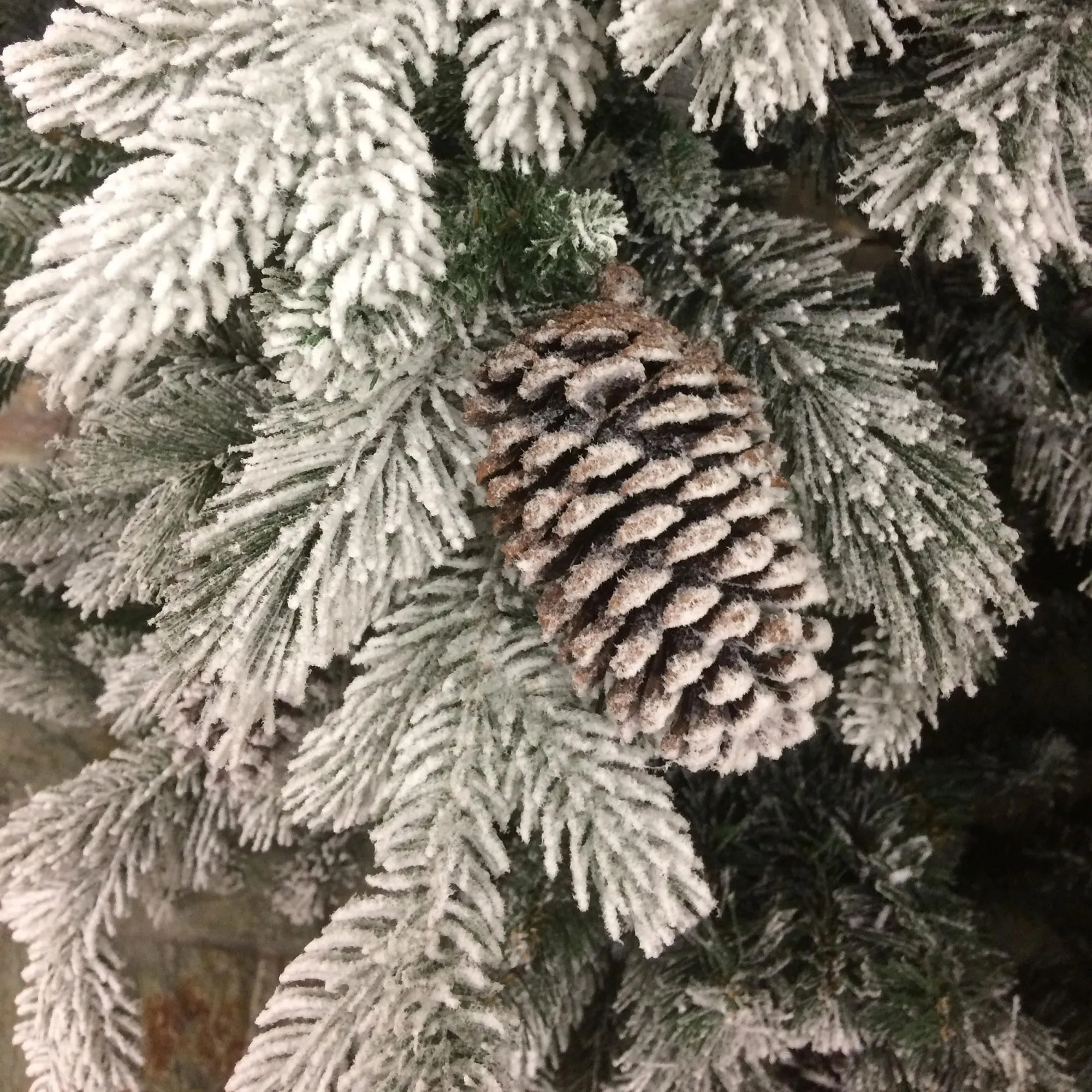 8ft Snowy Dorchester Pine Feel-Real Artificial Christmas Tree 5 8ft Snowy Dorchester Pine Feel-Real Artificial Christmas Tree - Image 3