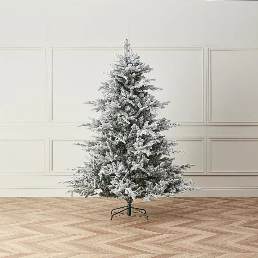 7ft Snowy Concolor Fir Artificial Christmas Tree 4 7ft Snowy Concolor Fir Artificial Christmas Tree - Image 2