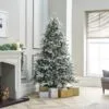 7ft Premium Snowy Grand Fir Artificial Christmas Tree