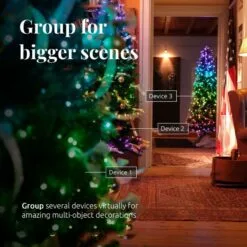 Twinkly 250 White & Colour Changing LED Smart App Controlled Christmas String Lights (20m Lit Length) Clear Cable -Twinkly Shop eed400b96f8087b2b6328c48aa7adfe8289adb6f56e43a4af35a93d26f7f8a5a 11