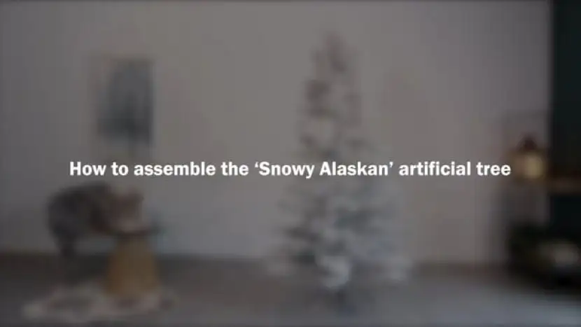 Kaemingk Everlands - 10ft Snowy Alaskan Fir Artificial Christmas Tree 3 Kaemingk Everlands - 10ft Snowy Alaskan Fir Artificial Christmas Tree