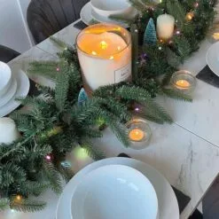 Twinkly Pre-Lit Multi Coloured & White Artificial Christmas Garland