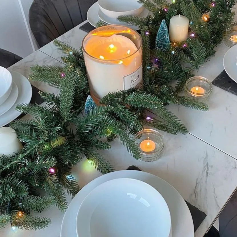 Twinkly Pre-Lit Multi Coloured & White Artificial Christmas Garland 3 Twinkly Pre-Lit Multi Coloured & White Artificial Christmas Garland